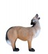 Cible 3D WILD LIFE Loup qui Hurle