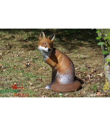 Cible 3D NATURFOAM Renard Assis