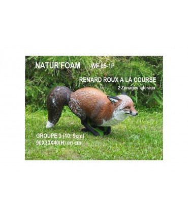 Cible 3D NATURFOAM Renard Roux a la Course
