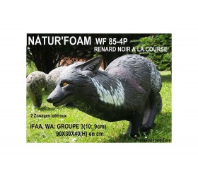 Cible 3D NATURFOAM Renard Noir a la Course