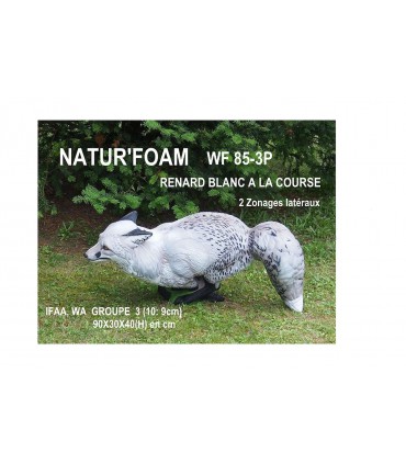 Cible 3D NATURFOAM Renard Blanc