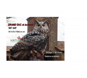 Cible 3D NATURFOAM Grabnd Duc et sa Proie