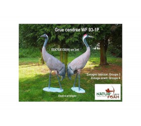 Cible 3D NATURFOAM Grue Cendré