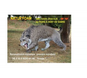 Cible 3D NATURFOAM Tigre a Dent de sabre