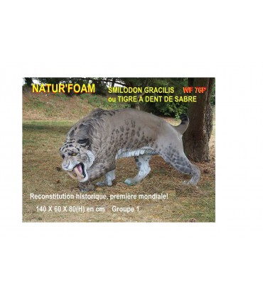 Cible 3D NATURFOAM Tigre a Dent de sabre