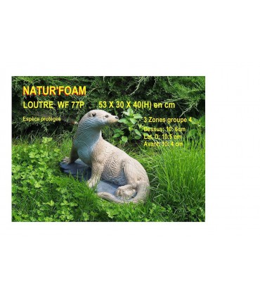 Cible 3D NATURFOAM Loutre
