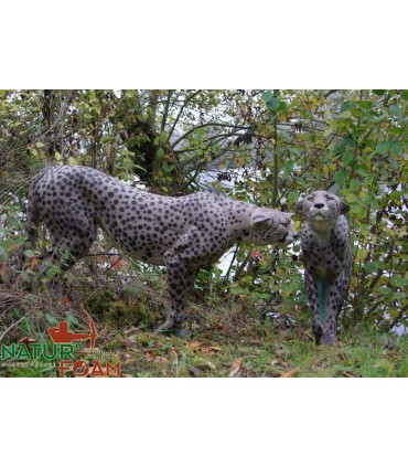 Cible 3D NATURFOAM Guépard
