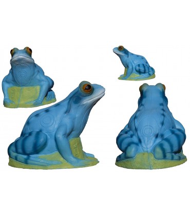 Cible 3D 3 DI  Grenouille Blue