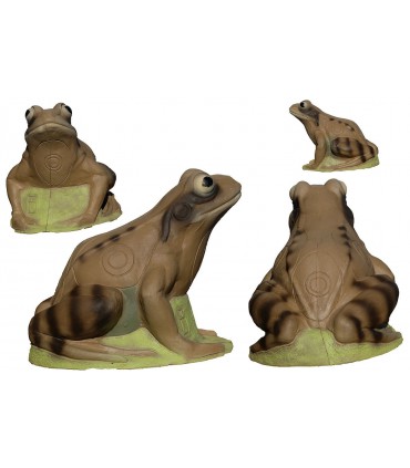 Cible 3D 3 DI  Grenouille Marron