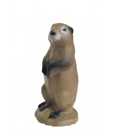 Cible 3D 3 DI Chien de Prairie