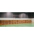 MUR DE TIR SALLE ROULANT 1250 X 1200 X 200 AVEC BANDES DE PAILLE