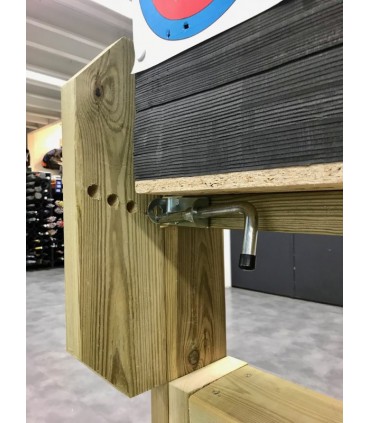 Mur de Tir MIXTO 90 x 90 x 30 cm (Lamelle de mousse)