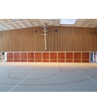 Mur de tir avec élargisseur bandes paille