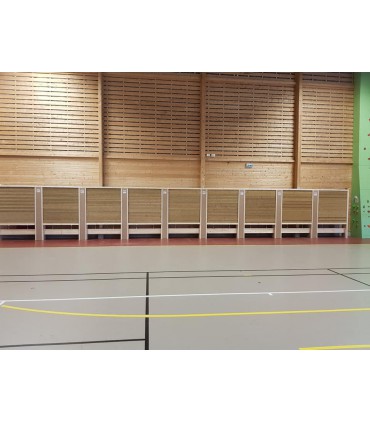 Mur de tir avec élargisseur bandes paille