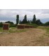 Mur de tir extérieur simple ou double bandes paille