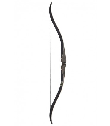 Recurve BLACK FOREST BLACK WALNUT WOOD WITH CLEAR GLASS 60''