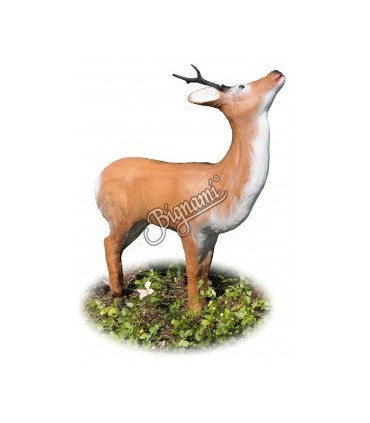 3D CHEVREUIL QUI MANGE