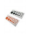 Autocollant MYBO ( 1 noir/ 1 orange)