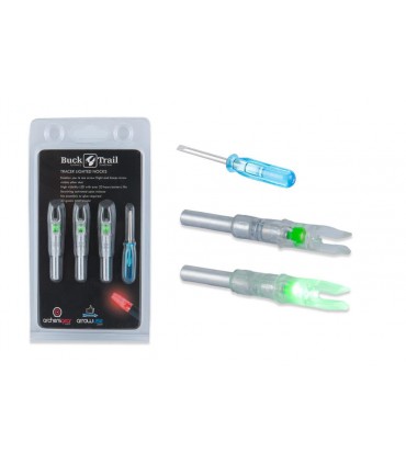 Encoche BUCK TRAIL Lumineuse Ø 6.2 mmTaille S (lot de 3)