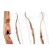Recurve SAVANNAH EXOTIC PEAR WOOD WITH CLEAR GLASS 60''