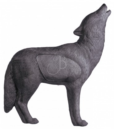 3D GREY WOLF HOWLING