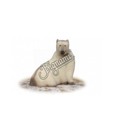 3D OURS BLANC ASSIS