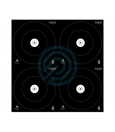 Blason JVD IFAA 4 x ø 20 Chasse