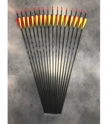 Flèches Tir à Cheval UA Ø 4.2 mm 4 Plumes Hélicoïdale