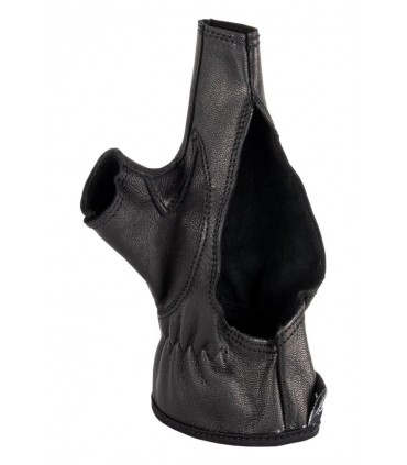 Gant BUCK TRAIL Tir à Cheval Cuir Noir