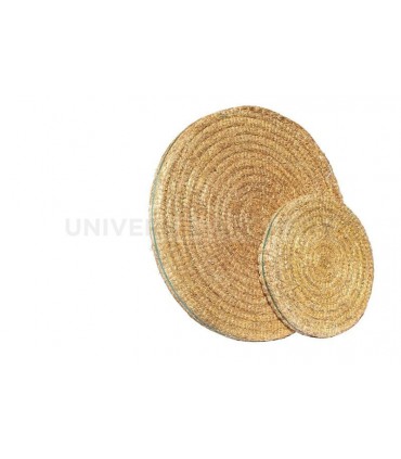 Cible ronde en PAILLE TRESSE VDM  dia. 128 cm 9 cm d'epaisseur