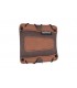 Bracelet BUCK TRAIL Tiwa Cuir Bi-Couleur 13 cm