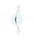 Arc WHITE FEATHER Vermilion 62"