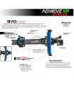 Viseur AXCEL Achieve XP Pro Uhm Diamond Carbone Bar Poulie