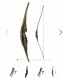 Long Bow WHITE FEATHER Rarog 66"