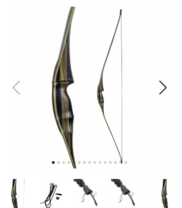 Long Bow WHITE FEATHER Bennu 64"