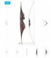 Long Bow WHITE FEATHER Olor 68"