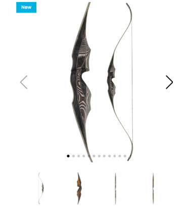 Arc WHITE FEATHER Accipiter 62"