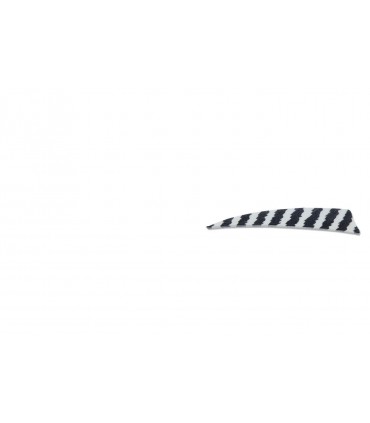 Plume BUCK TRAIL ou équivalent tigrée 3" Shield