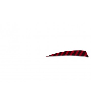Plume BUCK TRAIL ou équivalent tigrée 3" Shield