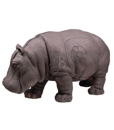 Cible 3D BOOSTER Hippopotame