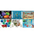 Blasons Jeux PEDAGO Lot de 6