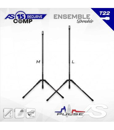 Ensemble Arc SYSTEME Uni V-Bar Carbone 15 Comp NEW