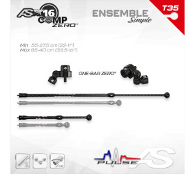 Ensemble Arc SYSTEME X 16 Comp (zéro) NEW Tulipe 35 mm