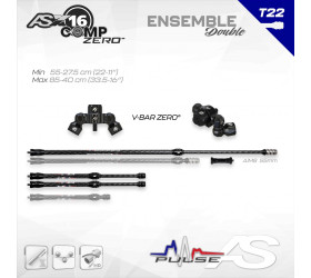 Ensemble Arc SYSTEME X 16 Comp (zéro) NEW Tulipe 22 mm Double