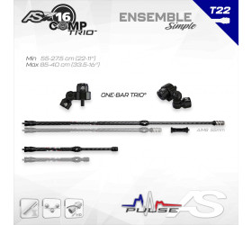 Ensemble Arc SYSTEME X 16 Comp (Trio) NEW Tulipe 22 mm