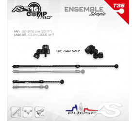 Ensemble Arc SYSTEME X 16 Comp (Trio) NEW Tulipe 35 mm