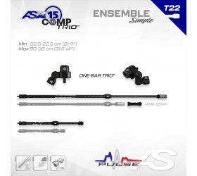 Ensemble Arc SYSTEME X 15 Comp (Trio) NEW Tulipe 22 mm