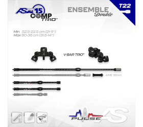 Ensemble Arc SYSTEME X 15 Comp (Double) NEW Tulipe 22 mm