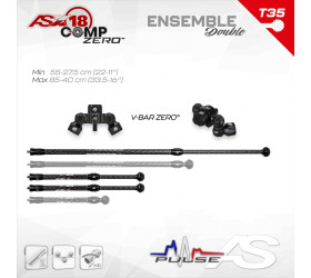 Ensemble Arc SYSTEME X 18 Comp Double NEW (zéro) Tulipe 35 mm
