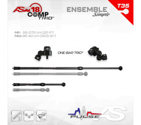 Ensemble Arc SYSTEME X 18 Comp NEW (Trio) Tulipe 35 mm